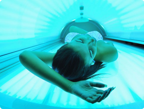 Lampe de bronzage visage avec 12 tubes luminescents pour solarium :  : Beauté et Parfum